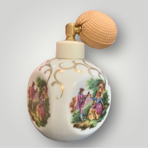 Vintage RARE Irice Hand Painted Perfume Bottle - Picture 3 of 12